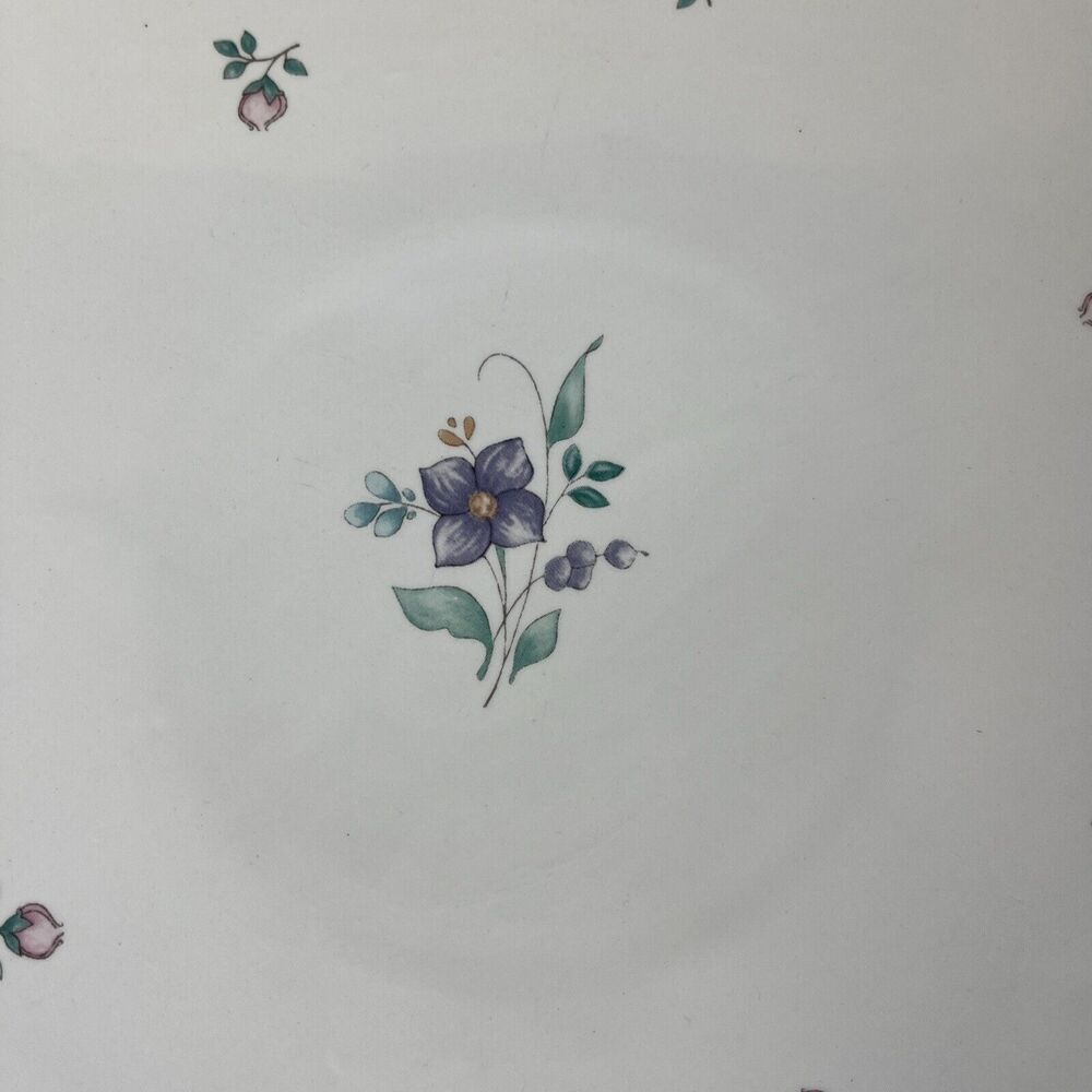 HTF PFALTZGRAFF April Embrossed‎ Floral Pedestal Cake Plate Stand 12" D Mint - Picture 4 of 13